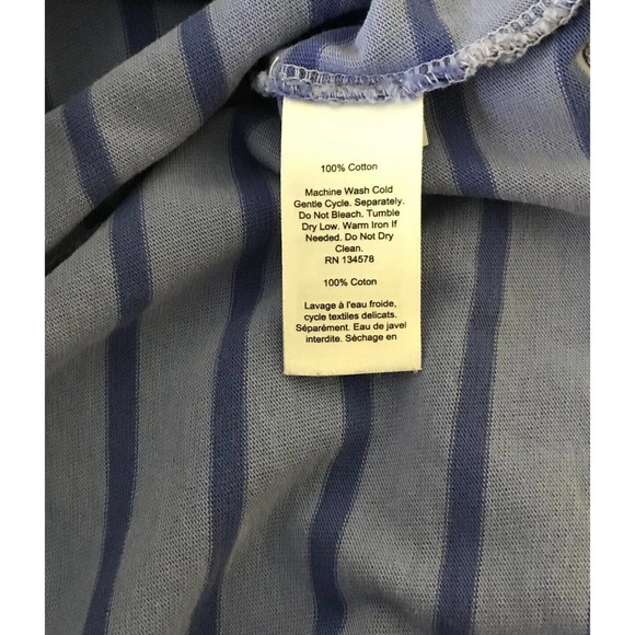 Vineyard Vines Over-Dyed Long-Sleeve Stripe Knit Dress - Size Medium - Picture 2 of 9